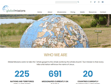 Tablet Screenshot of globalmissions.com